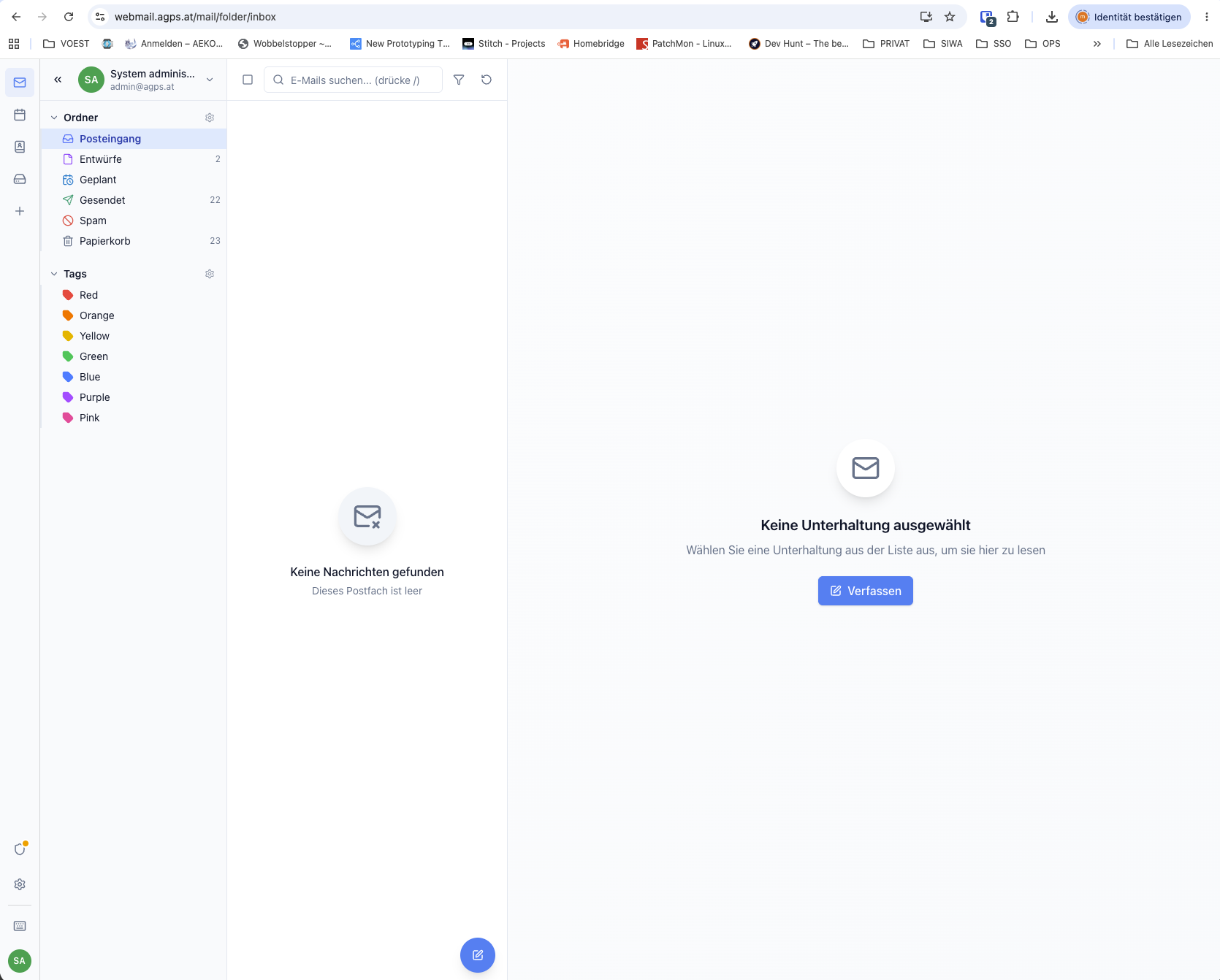 Webmail Posteingang